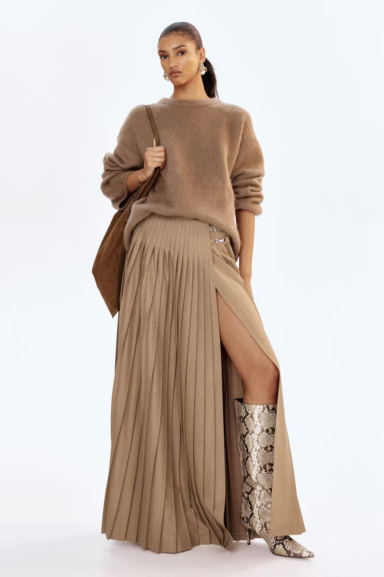 Oversized Mohair-Blend Sweater | H&M (US + CA)