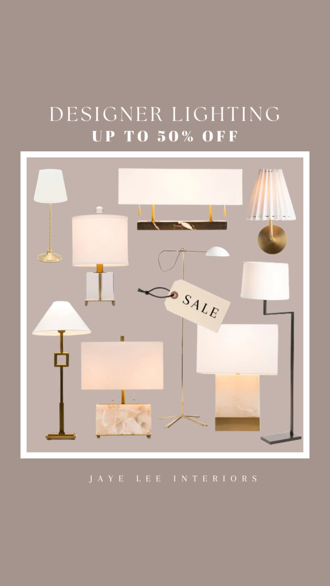 Gorgeous Lighting from Top Designers at a Fraction of the Cost! As the days start to get a little bit shorter, add warmth and light to your home with these stunning fixtures…
Alabaster table lamps, floor lamps, living room lighting, desk lamp, wall sconces, kitchen light, mini lamp, wireless tabletop lamp, dining table lighting, dinner party lamps, buffet lamps, bathroom vanity light, bathroom lighting, #jleeinteriors

#LTKHome #LTKSaleAlert #LTKSeasonal