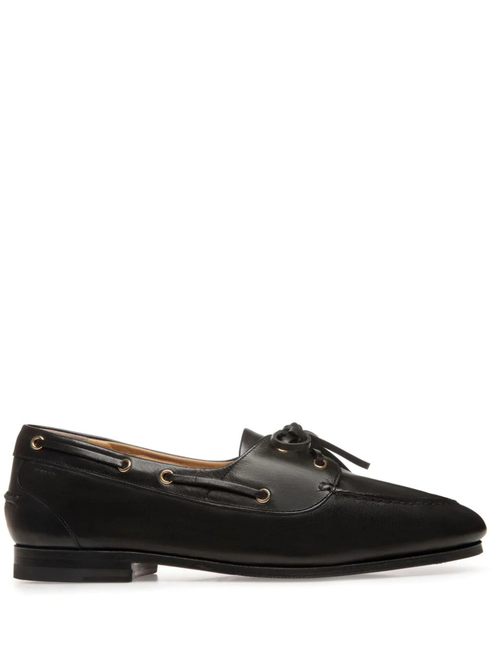 Bally Plume Derby in Leather wide foot morphology - Black | Farfetch Global