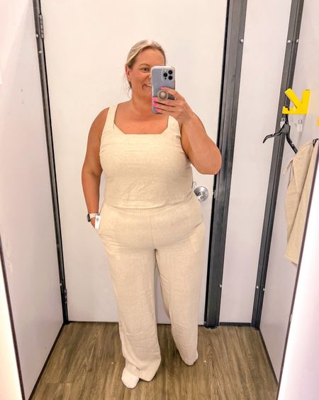 Linen pull on pants and tank top - I tried the XXL in these pull on pants but would need to stick to my true size 2X. The top in the XL fit great. I’m normally an 18/20. 

The pants have side pockets and a back pocket also an elastic waist for comfort. This outfit would be perfect for a beach vacation. 

Linen pants 
Plus size linen pants 
Linen clothes
Linen blend 
Plus size beach outfit 
Plus size vacation outfit 
Plus size spring outfit 


#LTKPlusSize #LTKOver40 #LTKFindsUnder50