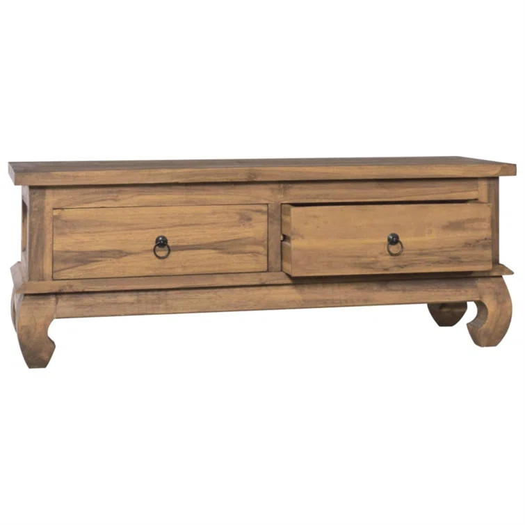 TV Stand TV Unit Sideboard TV Console Media Unit Reclaimed Teak Wood | Wayfair North America