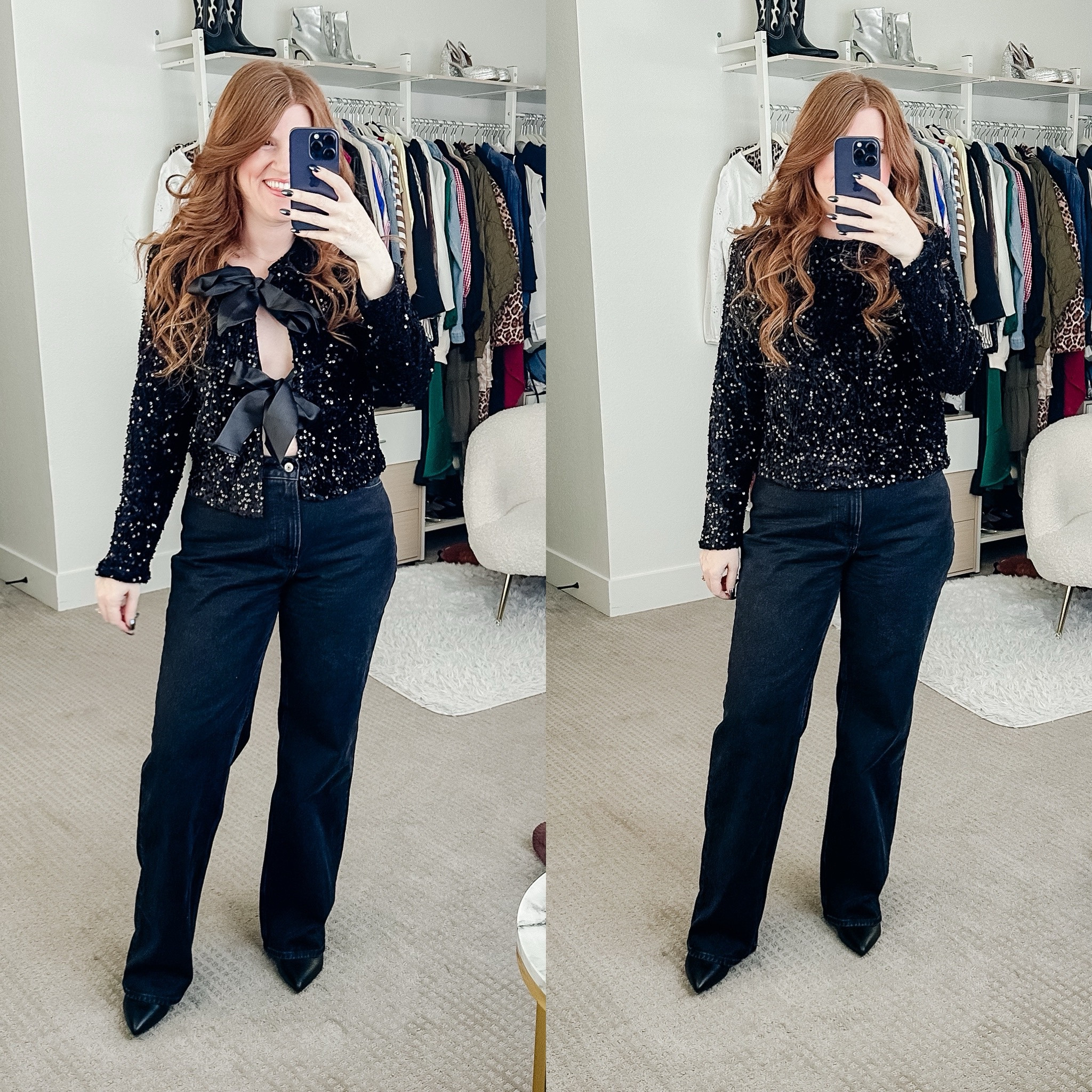 Holiday cardigan from amazon wearing size medium.

Holiday outfit. Holiday sweater. 

#LTKStyleTip #LTKFindsUnder50 #LTKHoliday