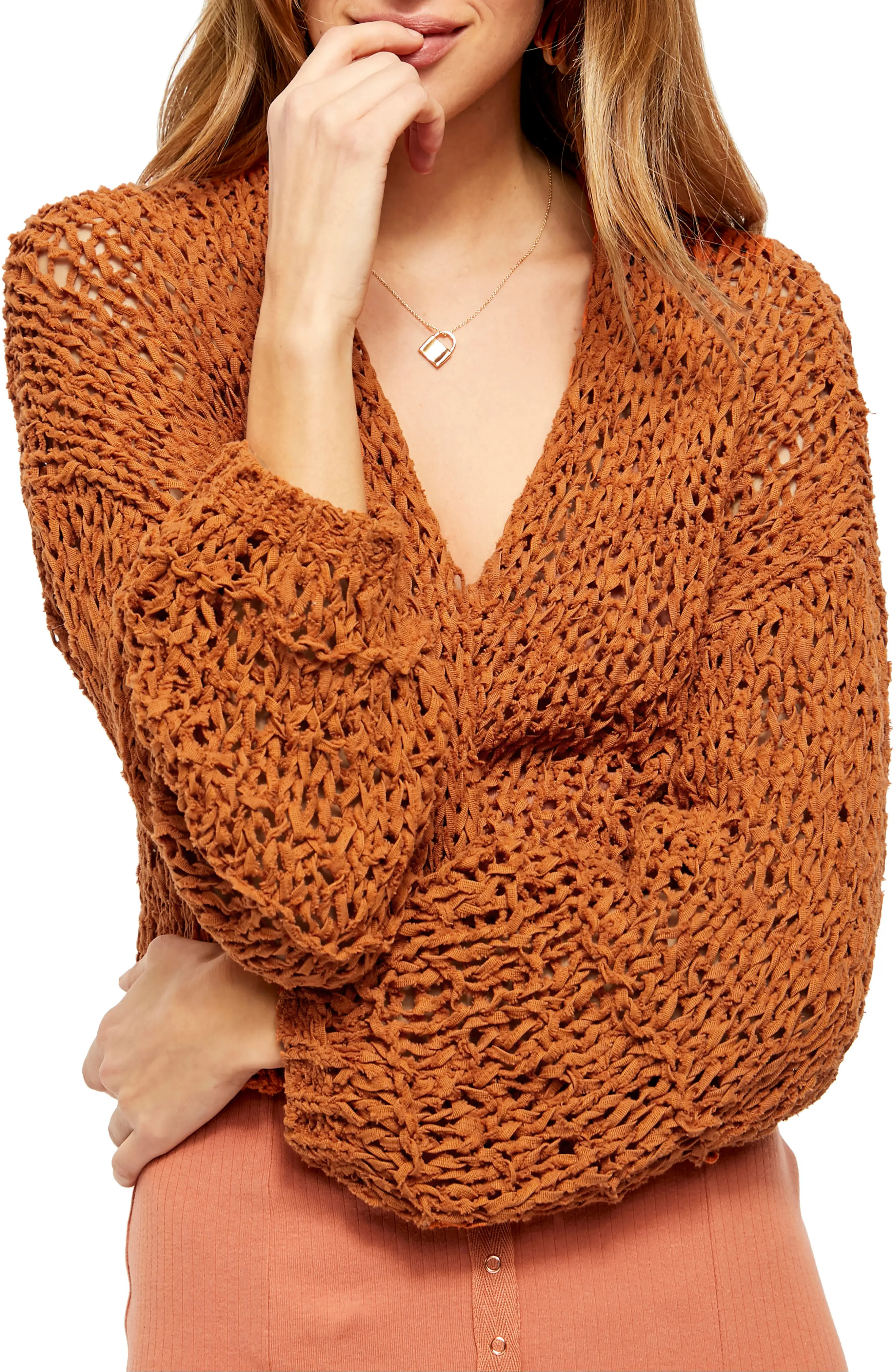 Free People | Daiquiri Textured Knit Cardigan | Nordstrom Rack | Nordstrom Rack