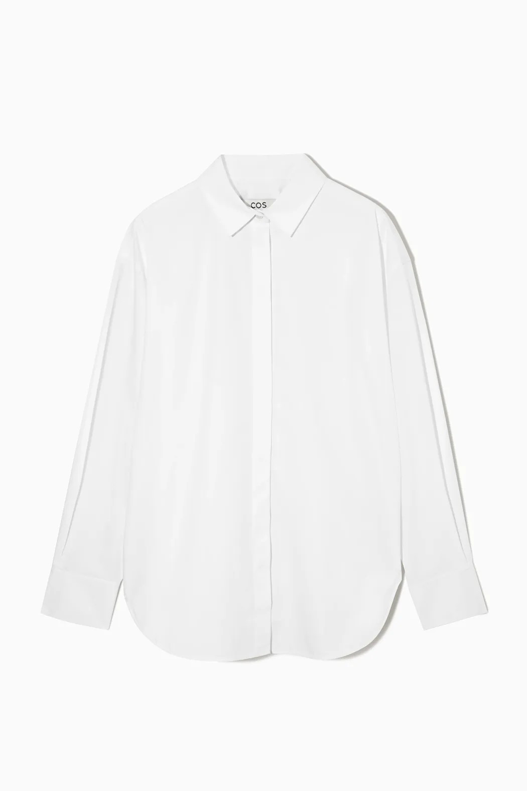 OVERSIZED-HEMD AUS BAUMWOLL-POPELINE - Weiß - Shirts - COS | COS (EU)