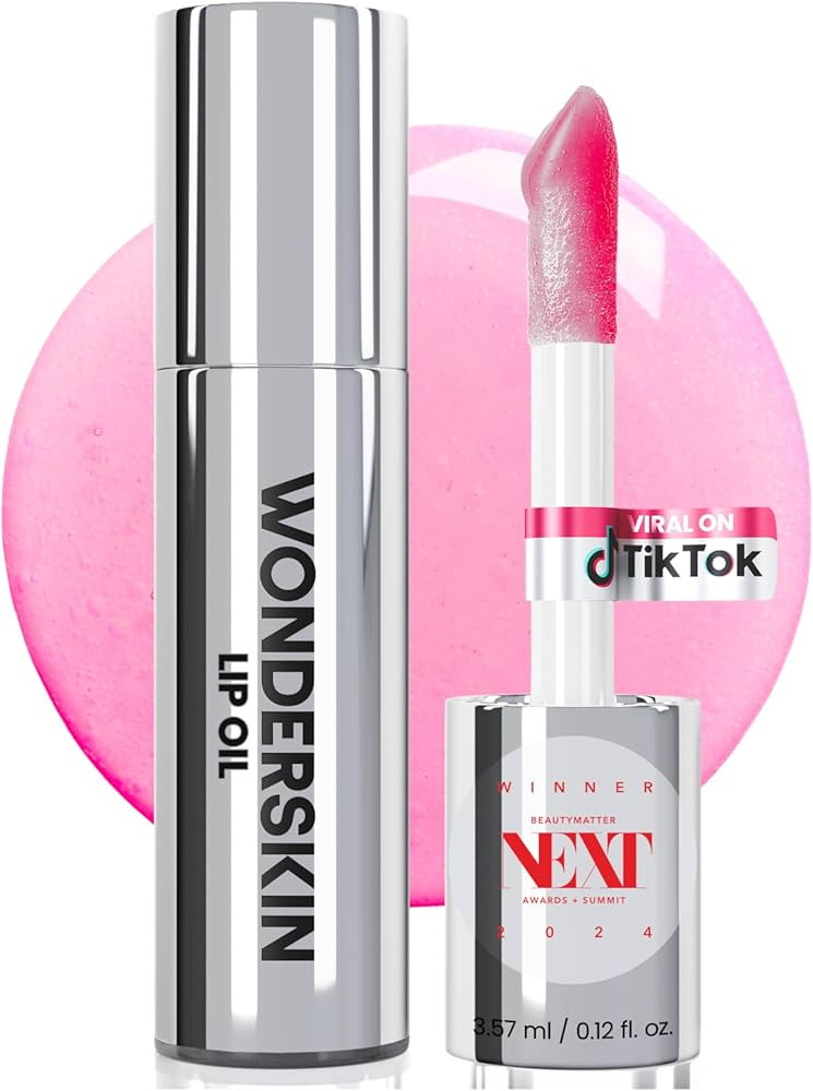Wonderskin Lip Oil Rehab Serum - Color Changing Lip Oil from Clear to Pink - PH-activated, Non-st... | Amazon (US)