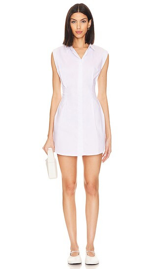 Ella Sleeveless Dress in White | Revolve Clothing (Global)