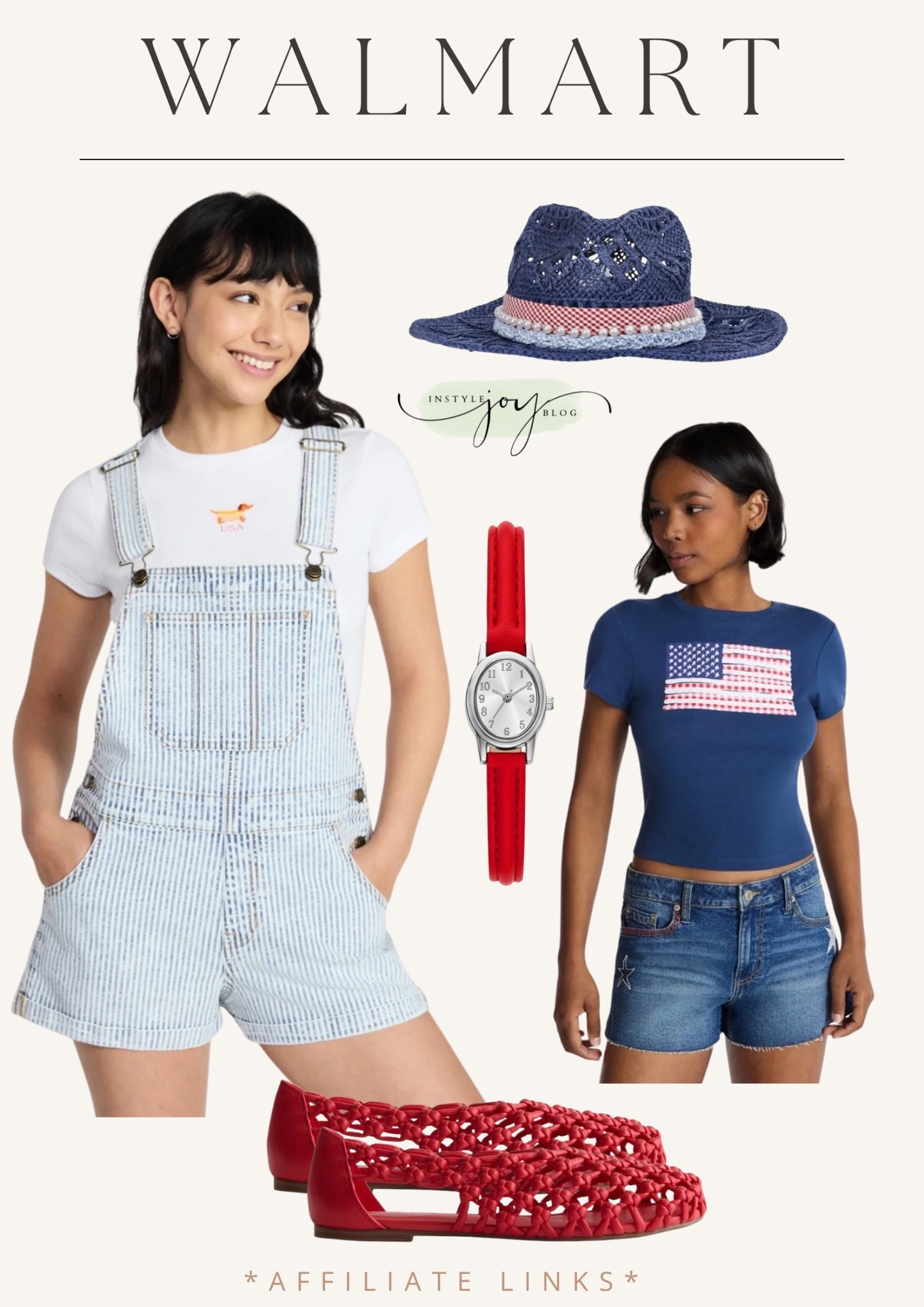 Walmart red, white and blue outfit 🇺🇸

Memorial Day outfit / 4th of July outfit / vacation outfit 2026 

#LTKFestival #LTKSeasonal #LTKTravel