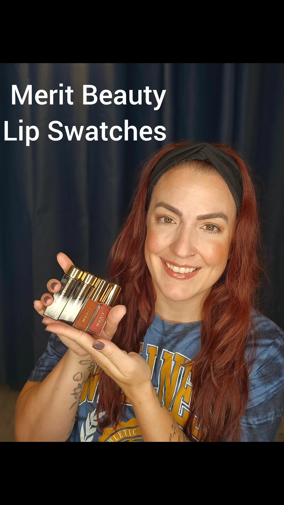 Here are some lip swatches of some @meritBeauty Lip products that I received in my Fall @fabfitfun box! The shade slick tinted lip oils are so comfy on the lips and I'll be reaching for them alot. The signature lipsticks lightweight lipsticks have really nice pigmentation and are so comfortable. All four of these lip products are such wearable shades.You can shop these prouducts on my LTK linked in my bio or comment MERIT below for direct links!Have you tried Merit products before? If so, which ones? Let me know below! 

#LTKBeauty #LTKFindsUnder50 #LTKStyleTip