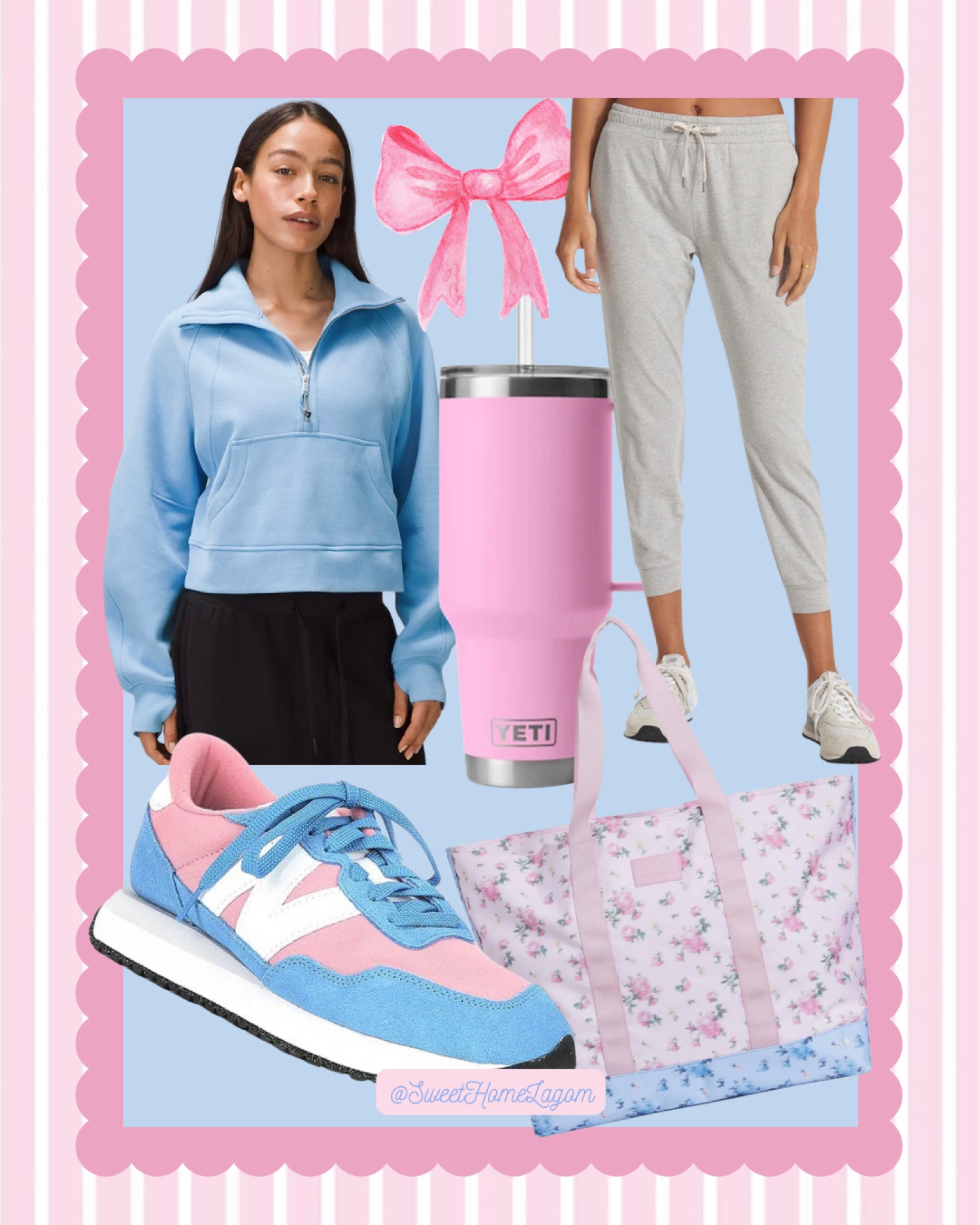 These shoes were literally made for me! They have been restocked and are available in most sizes!! Grab them now while you can! 


Grandmillennial, LoveShackFancy, state bags, lululemon, vuori, new balance, yeti, pink, bows, light blue, scuba sweatshirt, sneakers, water bottle, joggers, preppy, girly 

#LTKfindsunder100 #LTKstyletip #LTKfitness