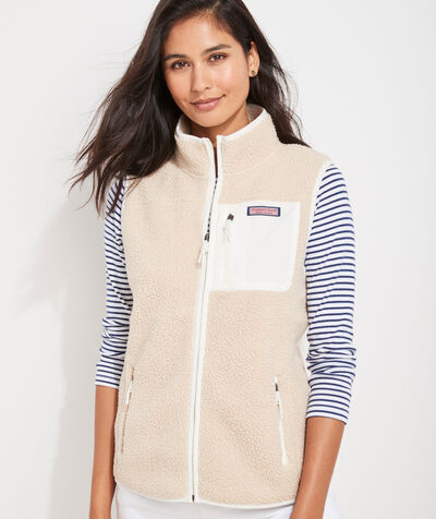 Sherpa Patch Pocket Vest | vineyard vines