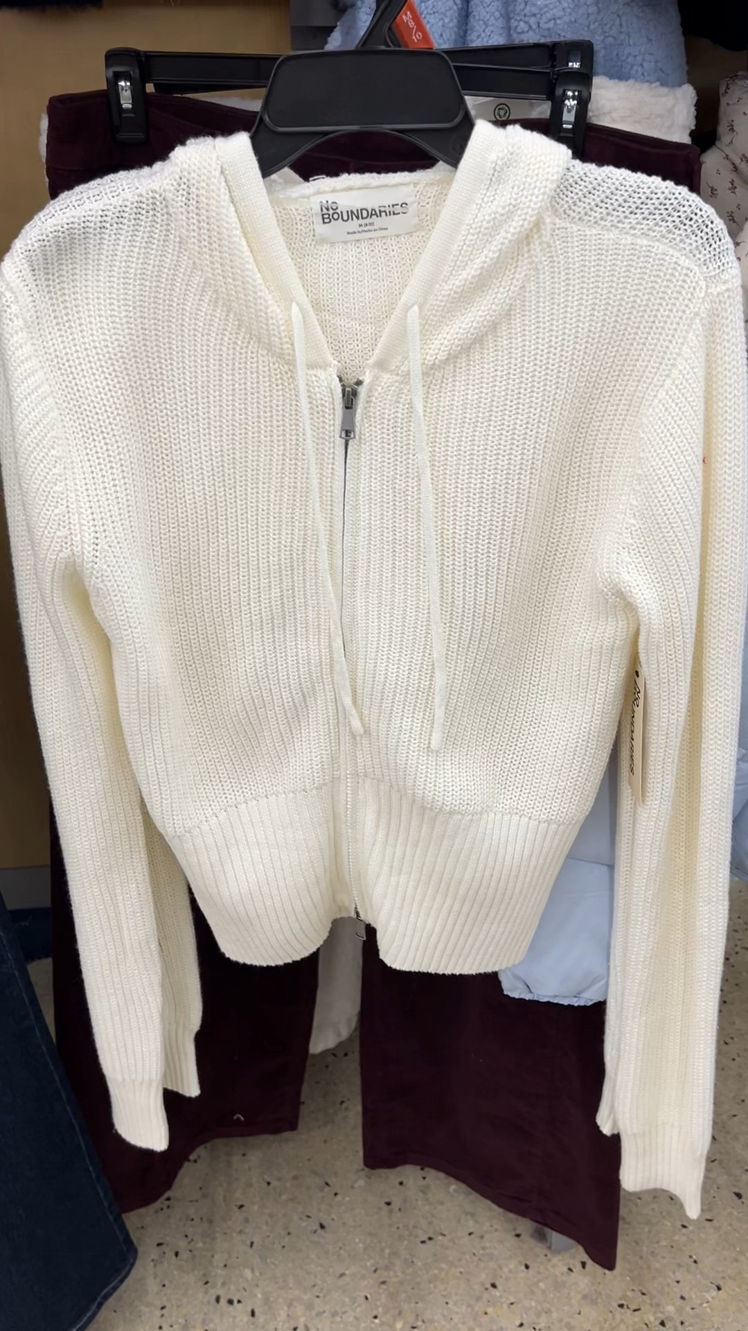 Lightweight zip sweater knit hoodies at Walmart, ivory or black. #walmartfashion 

#LTKFindsUnder50 #LTKFindsUnder100