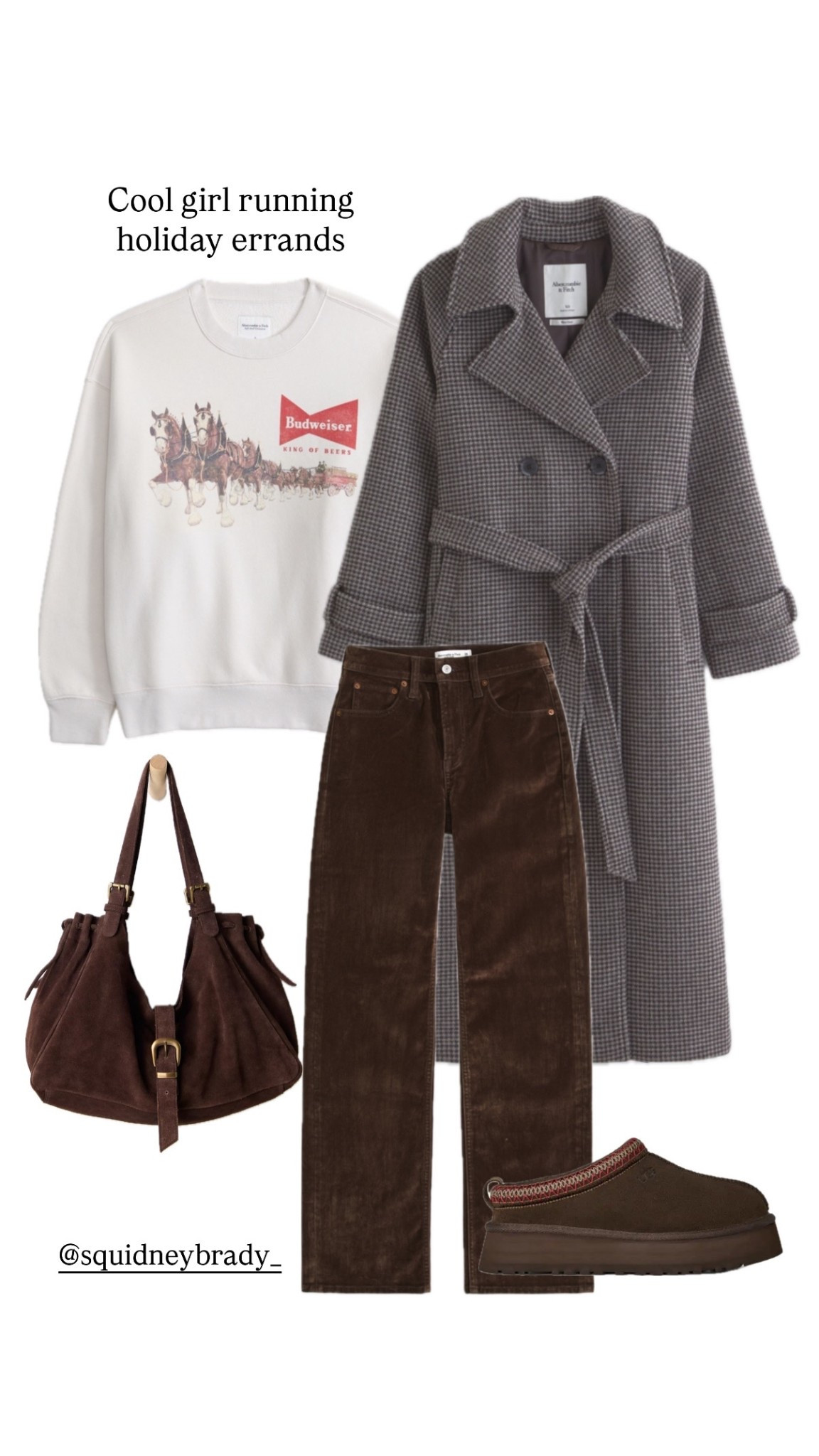 I love a big slouchy tote lately and all of these browns and neutrals go together so well! Can easily mix and match pieces for multiple outfits 

Gift guides, outfit ideas, Christmas outfits,  neutral outfit, Abercrombie sale

#LTKSaleAlert #LTKCyberWeek #LTKFindsUnder100