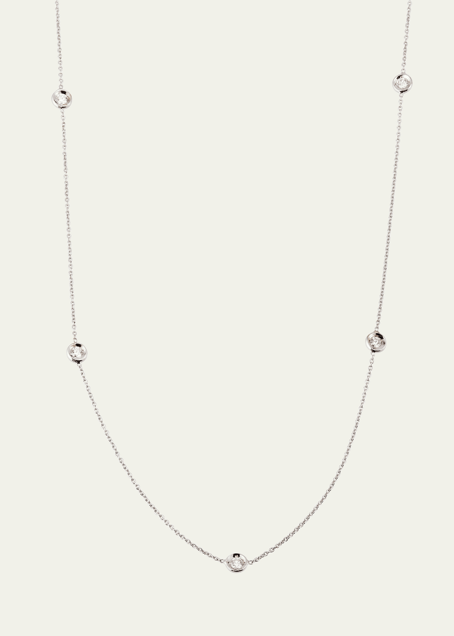 Roberto Coin 18k Gold Diamond Station Necklace | Bergdorf Goodman
