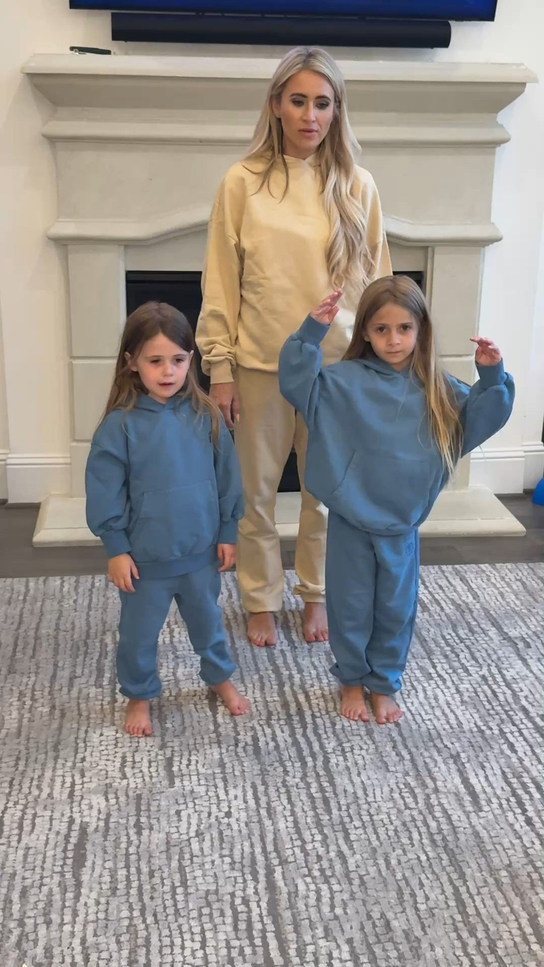 Who knew the chicken banana dance could be so hard?!? 🐓🍌

Our matching outfits are by The Sunday Collective - they carry sustainable clothing for kids and adults. 

Jogger sets, family fashion, sweatsuits, mommy and me outfits 

#LTKKids #LTKFamily