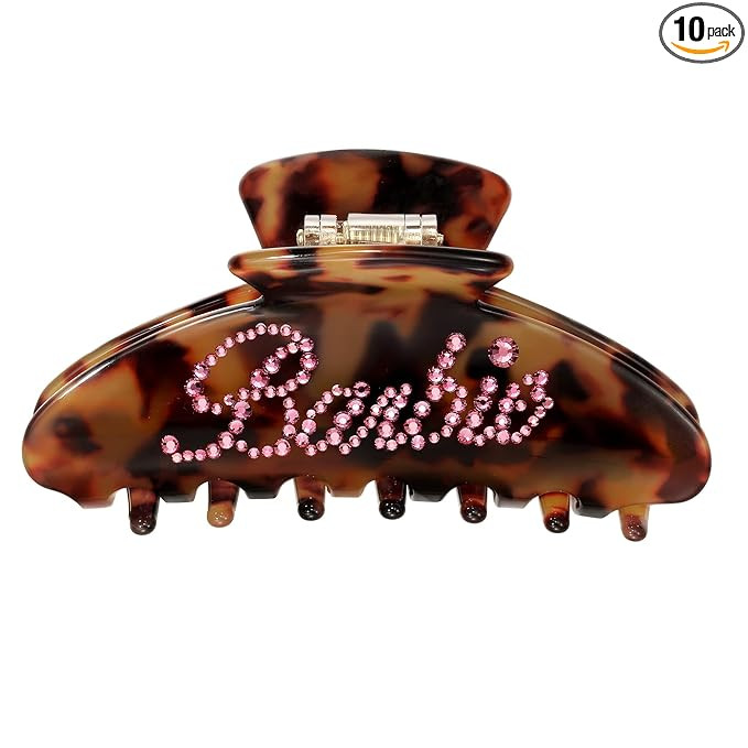 Initial Banana Nonslip Large Claw Clips - 4 Inch Strong Hold Hair Accessory for Women's Thin/Thic... | Amazon (US)