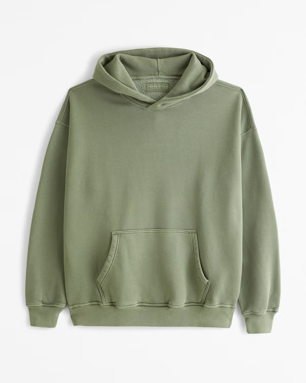 Men's Essential Popover Hoodie | Men's Tops | Abercrombie.com | Abercrombie & Fitch (US)