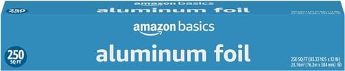 Amazon Basics Aluminum Foil for Everyday Use, Cooking and Wrapping, 250 Sq Ft, Pack of 1 (Previou... | Amazon (US)