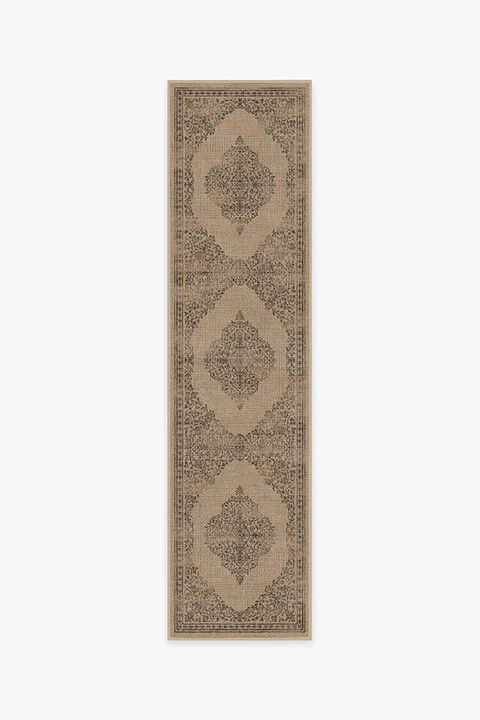 Florence Soft Black Re-Jute Rug | Ruggable