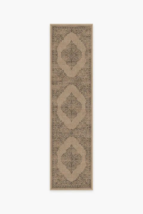 Florence Soft Black Re-Jute Rug | Ruggable