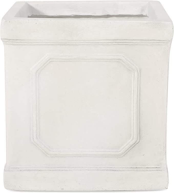 Christopher Knight Home 316049 Burgos Planter, Small, Antique White | Amazon (US)