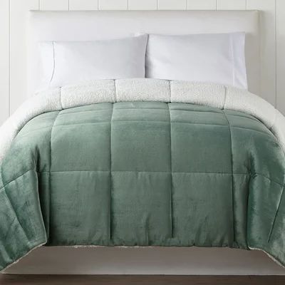 North Pole Trading Co. Faux-Mink To Sherpa Reversible Comforter | JCPenney