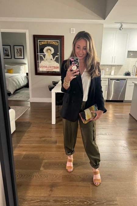 I wore these pants a few weeks ago on the airplane with some sneakers. And they also look really fun with a heel. That’s the goal. To have versatile pieces in your closet that can be worn multiple ways.


#LTKSpringSale #LTKstyletip #LTKSeasonal