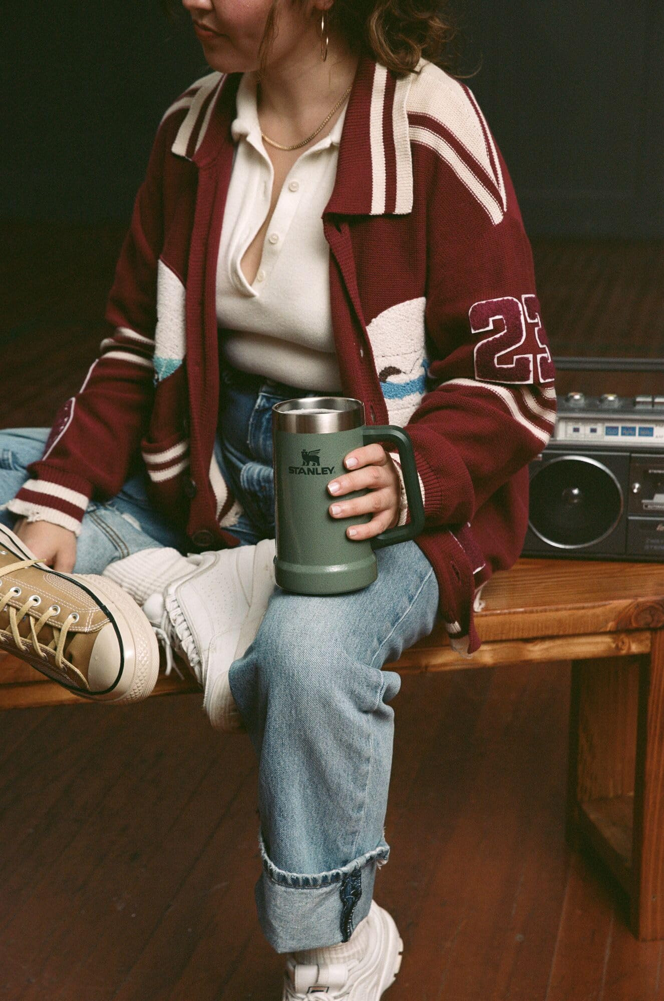 Stanley Stay-Chill Beer Stein 24 oz | Heavy Duty Big Grip Handle | Beer Tumbler Drink Cup, Holds ... | Amazon (US)