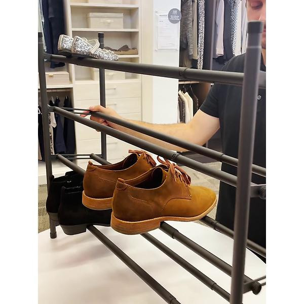 The Container Store 4-Tier Expandable Shoe Rack | The Container Store