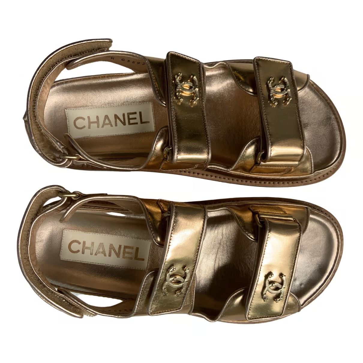 Dad Sandals Chanel Sandals for Women - Vestiaire Collective | Vestiaire Collective (Global)