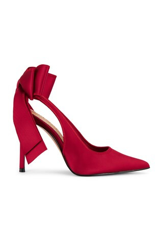 Steve Madden Teacup Pump in Red Satin from Revolve.com | Revolve Clothing (Global)