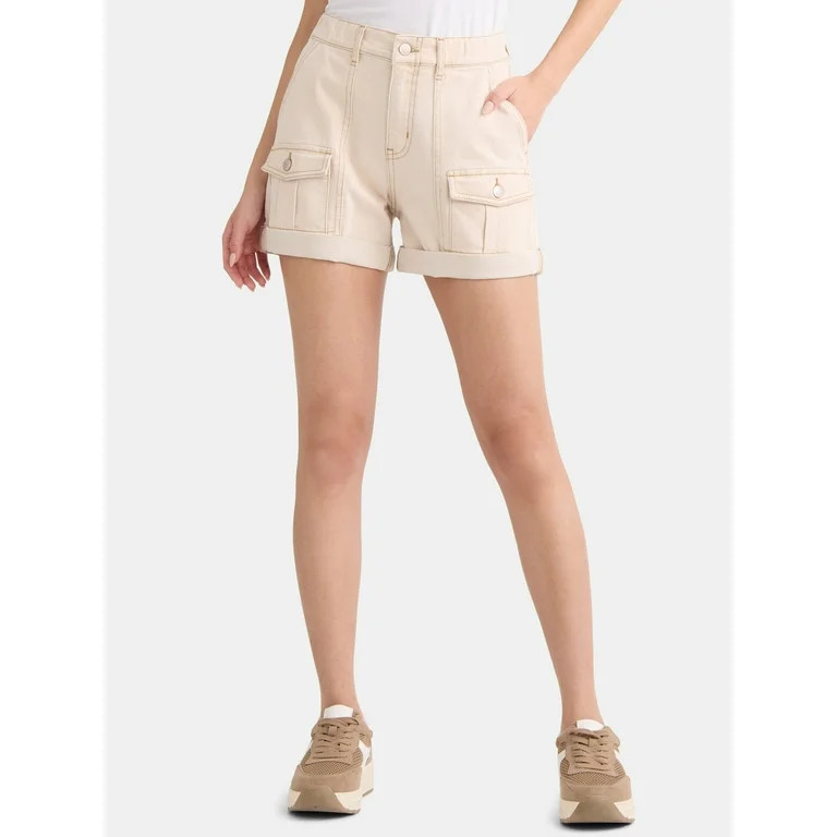 Time and Tru Women's Utility Short, 4" Inseam, Size Range 2-20 | Walmart (US)