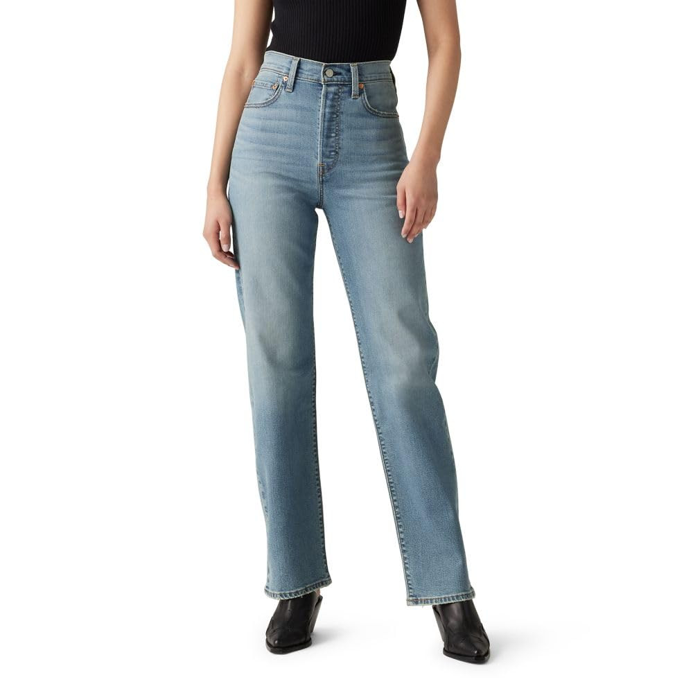 Levi's Womens Ribcage Straight Full Length Jeans | Amazon (US)
