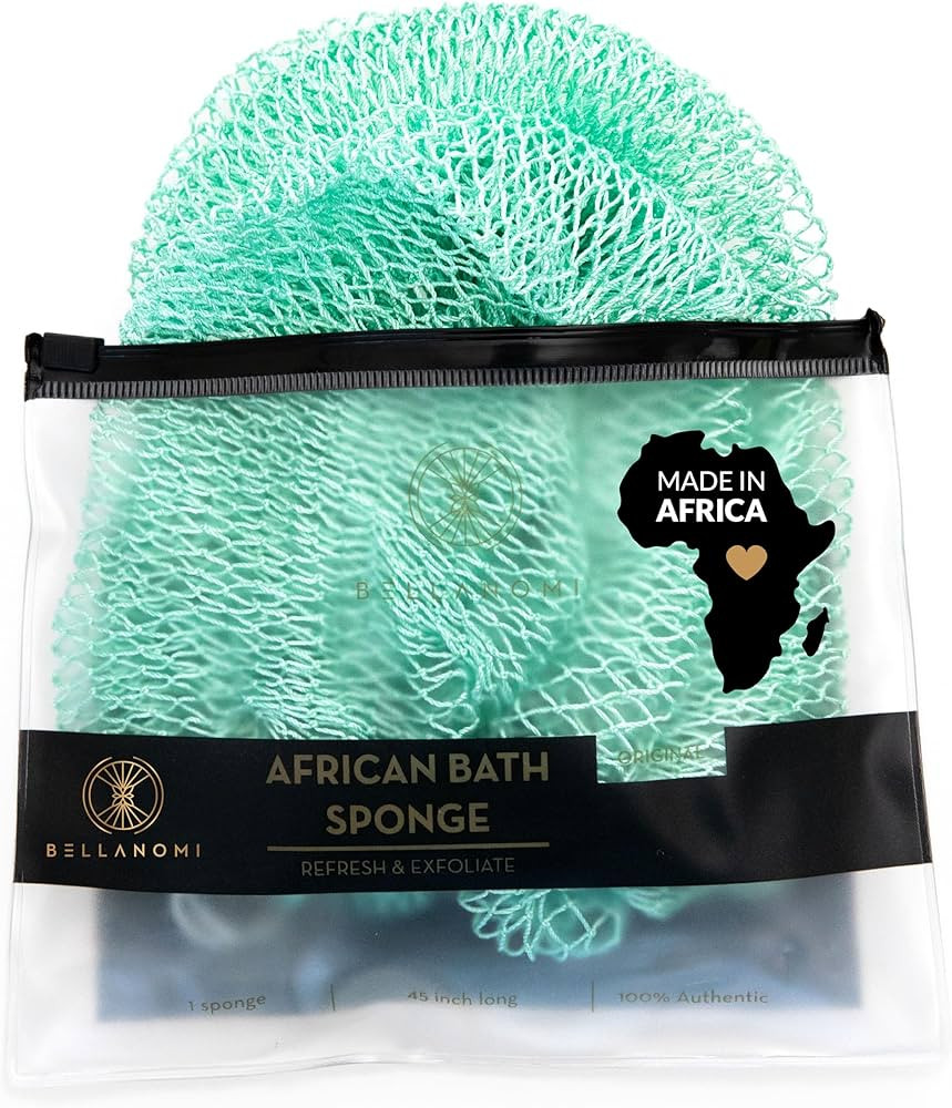 African Exfoliating Net Sponge, Authentic, Ethically sourced from Nigeria, 45 inches Long, Back S... | Amazon (US)