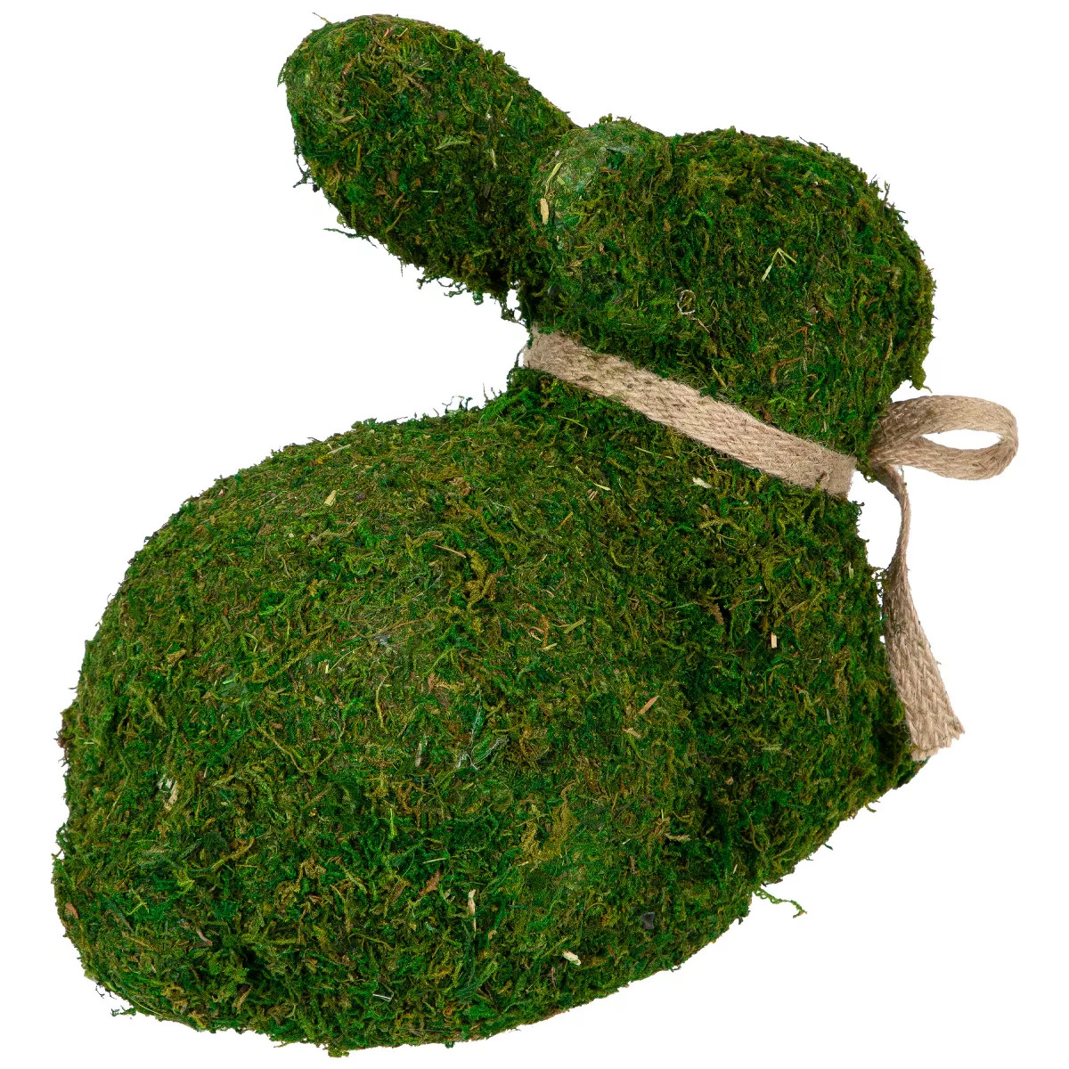 Northlight 11" Moss Sitting Bunny Rabbit Spring Easter Figure - Green/Tan | Target