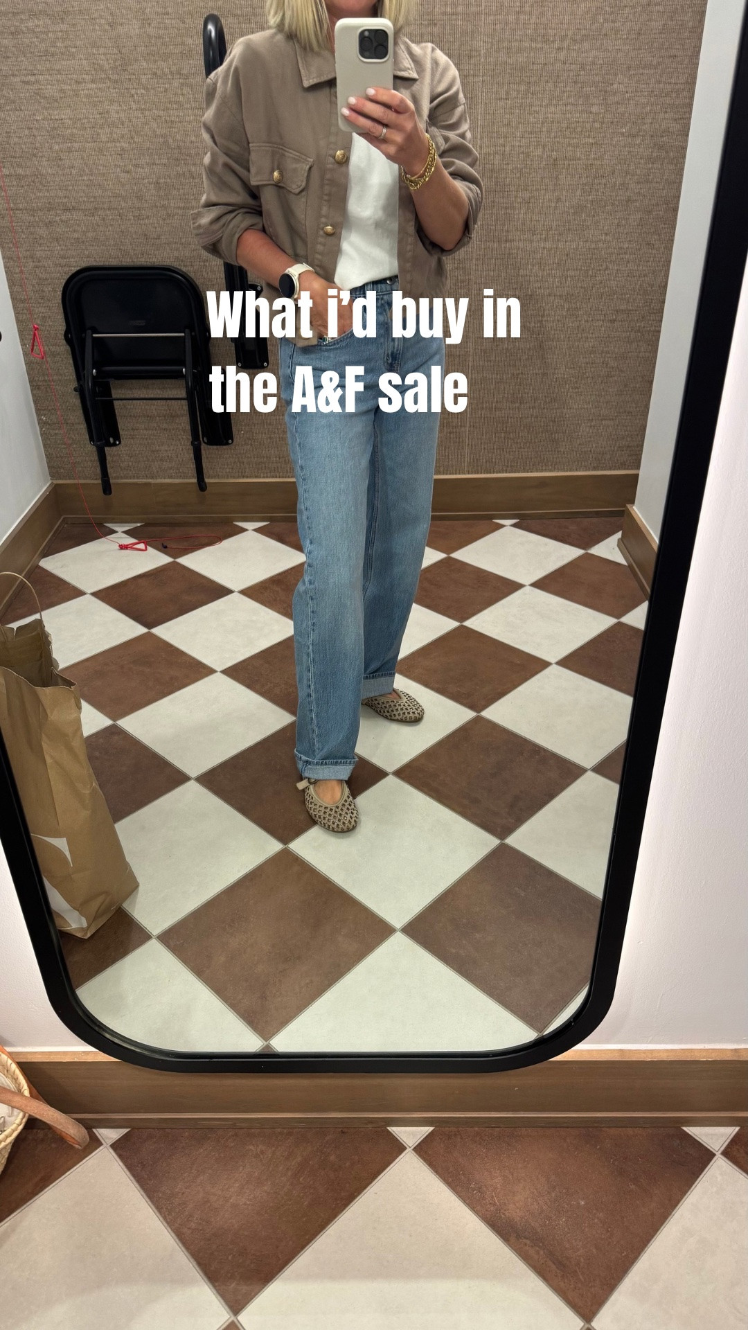 A&f currently have 25% off their denim and 15% off everything else. 

Plus there can extra 15% off when you use the code AFXLTK at checkout. 

Valid until 10th August 

I buy their denim and trousers on repeat because they offer different leg lengths, waists measuring inches and a curve option too.

I’ve linked here all the styles I buy for my clients in addition to the couple tried on here. 

Summer sale 
Denim 
Summer outfits over 40

#LTKsale #LTKsummer #LTKjeans