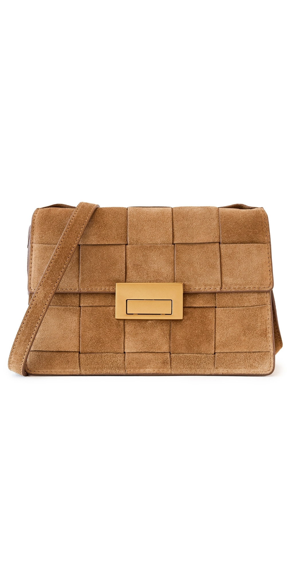 Loeffler Randall Delphine Leather Clutch Toffee One Size | Shopbop