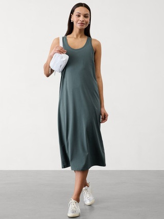 Essential Midi Scoop Dress | Athleta