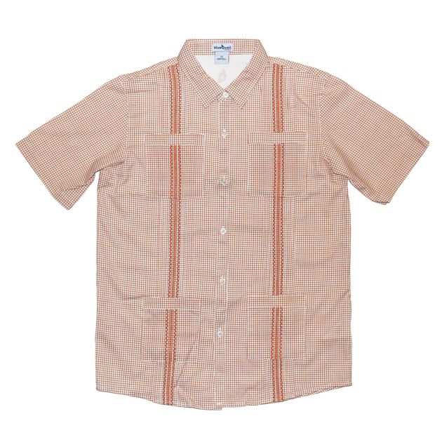 Gameday NEW Guayabera - Burnt Orange Short Sleeve Shirt | BlueQuail Clothing Co.