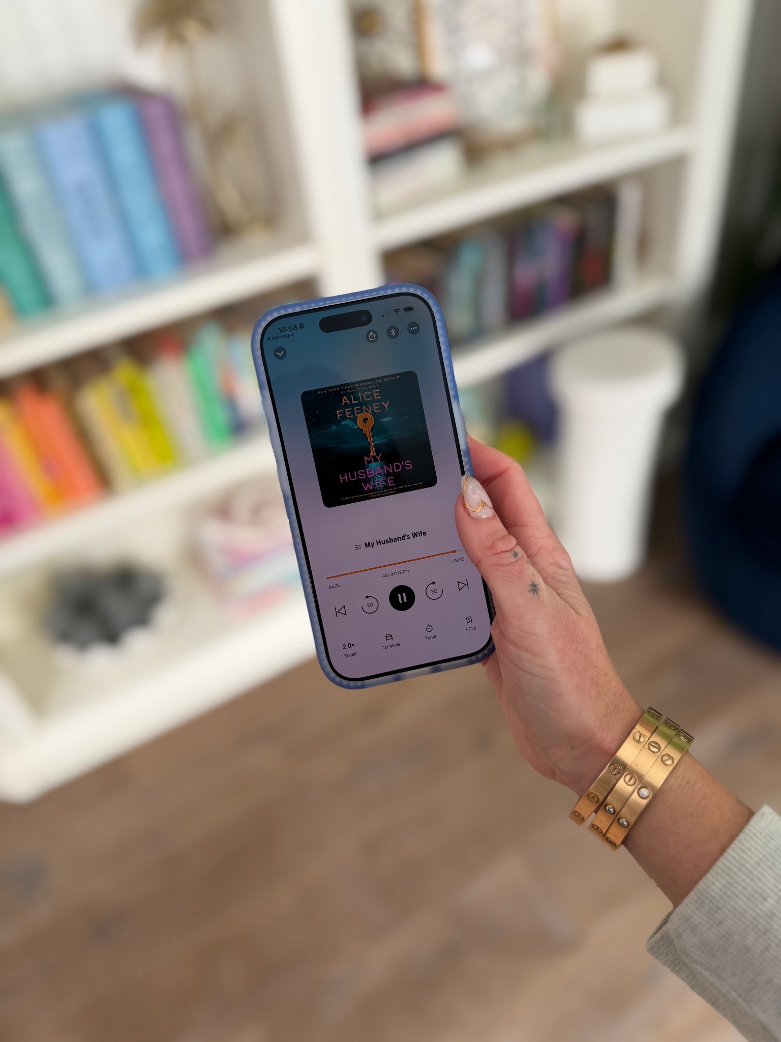 Alice feeney is back with a gripping new thriller: my husbands wife 

Police thrillers and domestic thriller books to read 
Reading list and audio books