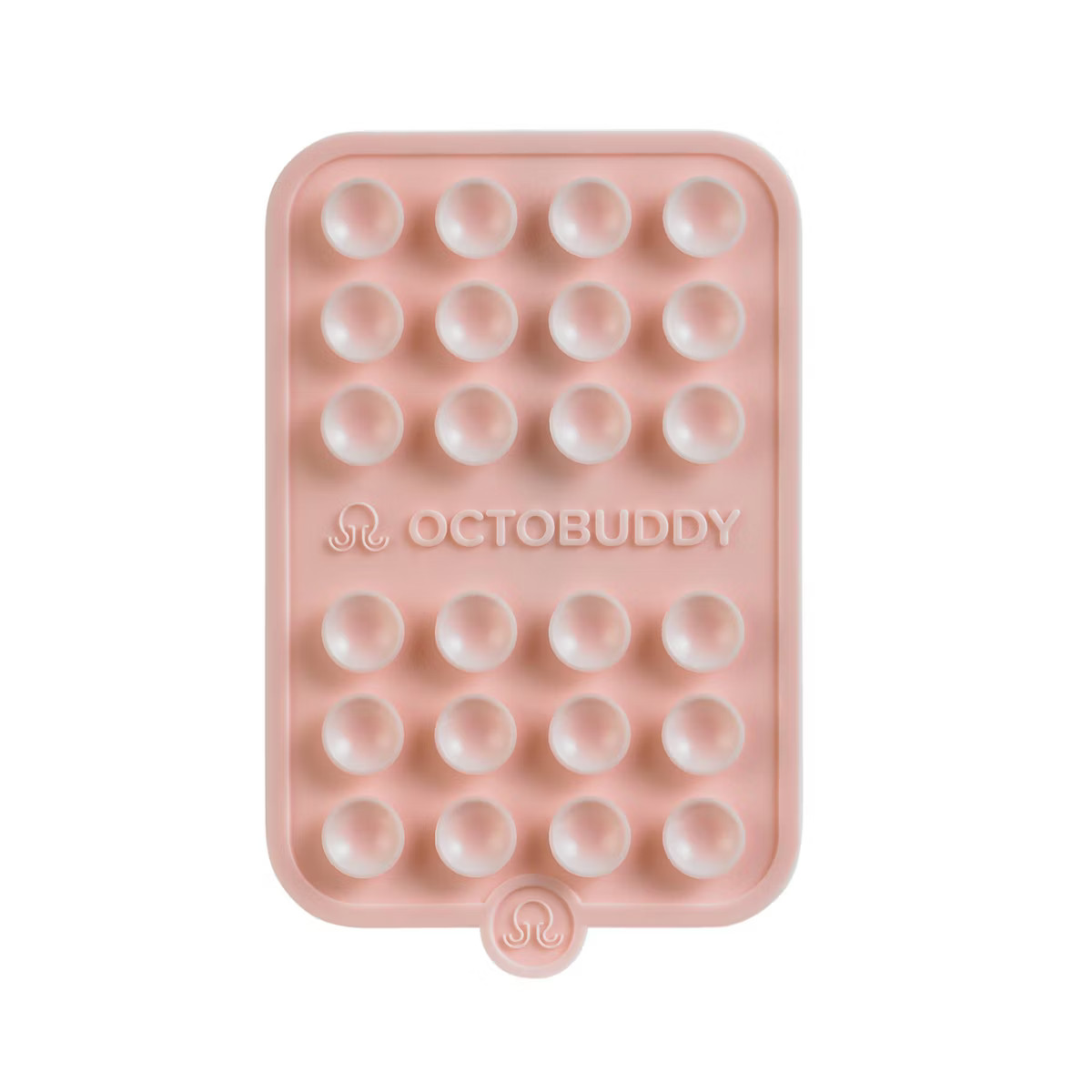 Octobuddy Silicone Suction Cup Phone Case Mount Double-Sided - Chalk Pink | Target