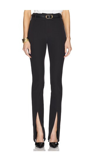 Stretch Twill Notch Pants in Black | Revolve Clothing (Global)