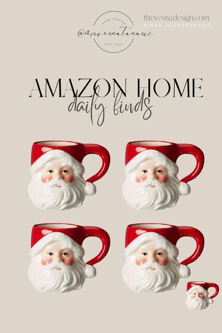 Cute Santa Mugs (set of 4) 🎅🏻 

Santa mugs. Santa. Mugs. Amazon. 

#LTKGiftGuide #LTKHoliday #LTKSeasonal
