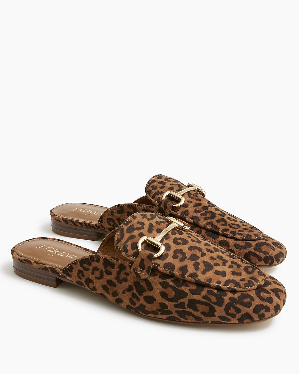 Leopard slip-on mules | J.Crew Factory