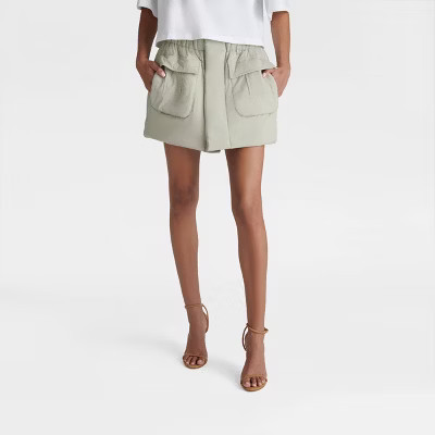 KBB by KAHLANA Women's 'The Duvet Cargo Skirt' - Green XL | Target