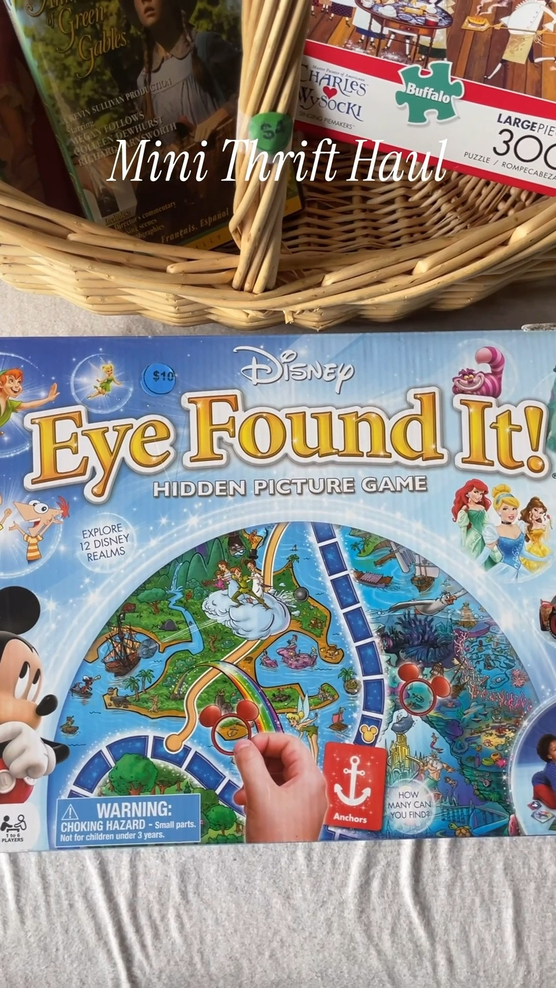 Check out my $21.65 thrift haul! With my kids about to be on summer break, I was so thrilled to find the games! The Eye Found It game was on sale for $5 and it retails for over $20 on Amazon! I’m over the moon about finding the Anne of Green Gables dvd for $1 and the puzzle for $5!

#LTKdayinmylife #LTKmomlife #LTKHome