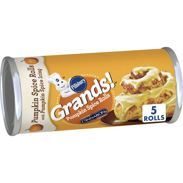 Pillsbury Grands! Pumpkin Spice Rolls - 17.5oz/5ct | Target