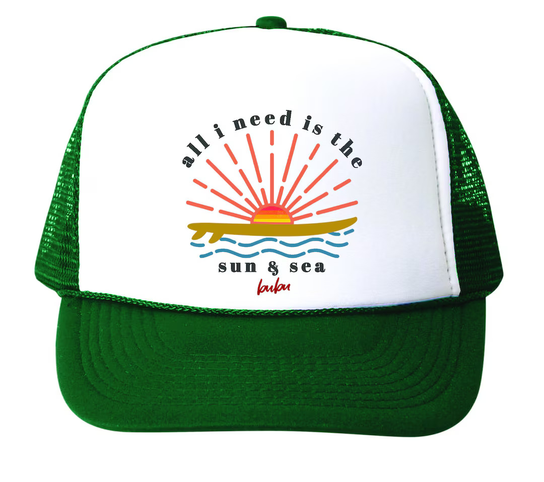BABY, TODDLER, & KID Trucker Hats Sun and Sea is All I Need - Etsy | Etsy (US)