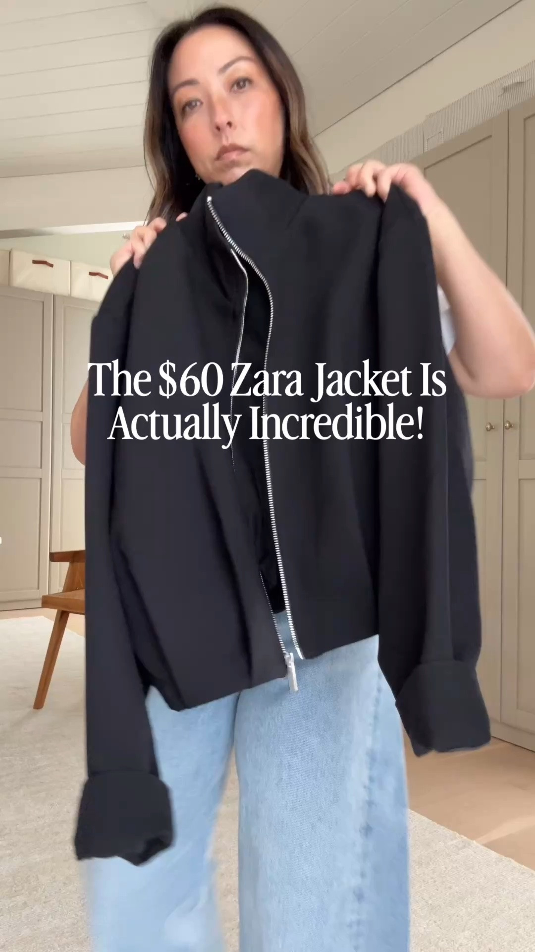The $60 Zara jacket is incredible! Petite-friendly. Great cropped length - drapes so well

Zara jacket small
Aritzia tee medium
Agolde Luna jeans 25 - cut hems
Reformation flats 5
Amazon bag
YSL sunglasses

#LTKOver40 #LTKPetite #LTKmomlife