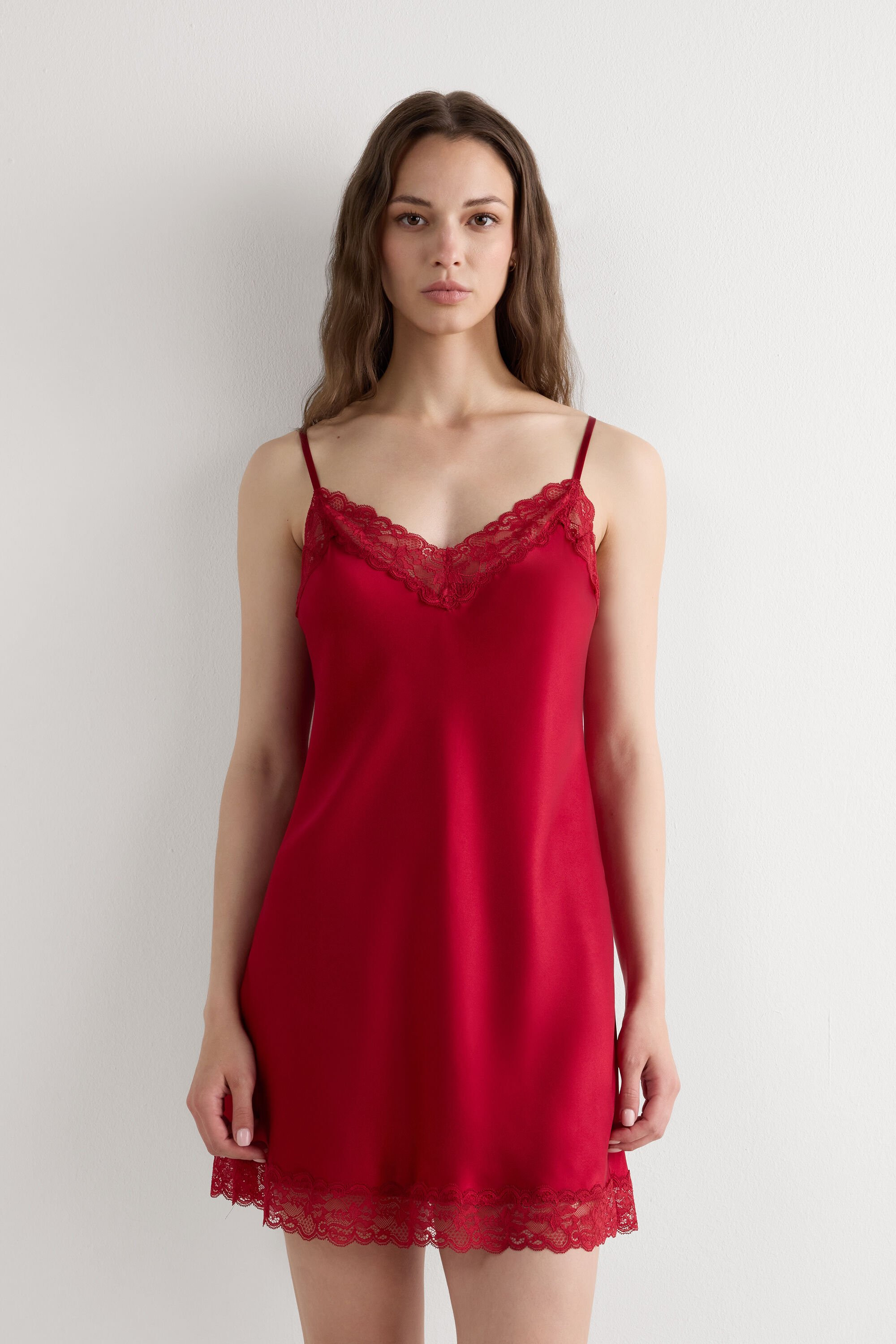 Lace Slip with Silk | Intimissimi | Intimissimi (US)