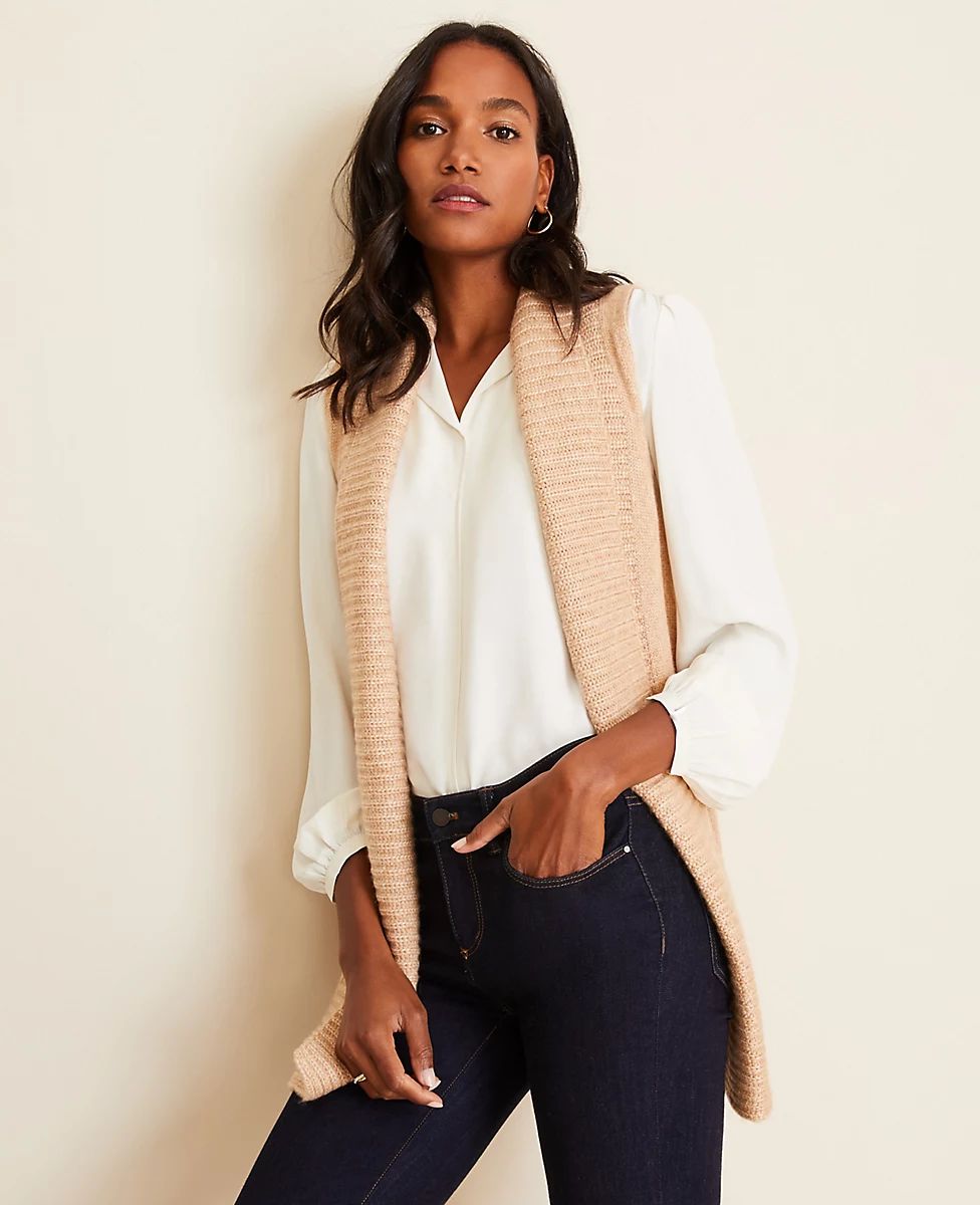 Ribbed Sweater Vest | Ann Taylor | Ann Taylor (US)